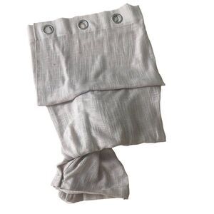 Curtain Grommet  Panel 55” x 94” Textured Semi Sheer Muslin